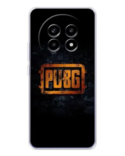 Чехол для Realme 13 Pro с картинкой «PUBG — золотой логотип»