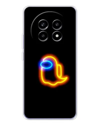 Чехол для Realme 13 Pro с картинкой «Among Us неоновое сияние»