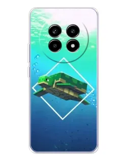 Чохол для Realme 13 Pro з картинкою «Черепаха Minecraft» Чохол для Realme 13 Pro з картинкою «Черепаха Minecraft»