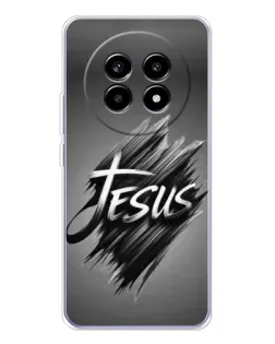 Чехол для Realme 13 Pro с картинкой «Надпись Jesus Graffiti»