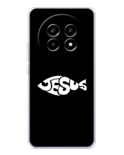 Чехол для Realme 13 Pro с картинкой «Рыба Jesus» Чехол для Realme 13 Pro с картинкой «Рыба Jesus»