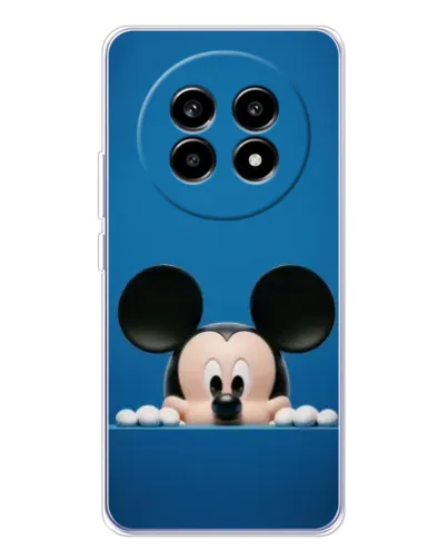 Чехол для Realme 13 Pro с картинкой «Микки выглядывает» Чехол для Realme 13 Pro с картинкой «Микки выглядывает»