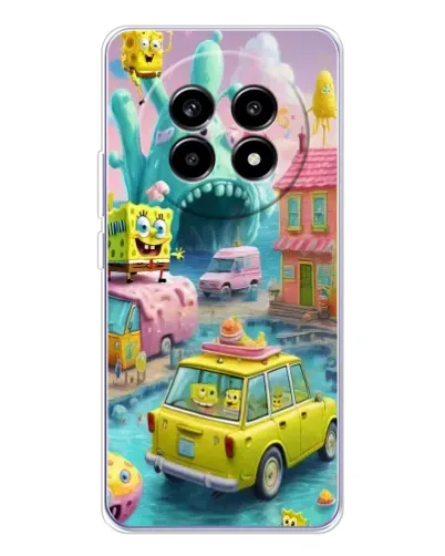 Чехол для Realme 13 Pro с картинкой «Монстр-трак приключения»