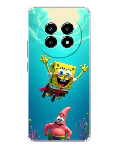 Чехол для Realme 13 Pro с картинкой «Спанч Боб под водой» Чехол для Realme 13 Pro с картинкой «Спанч Боб под водой»