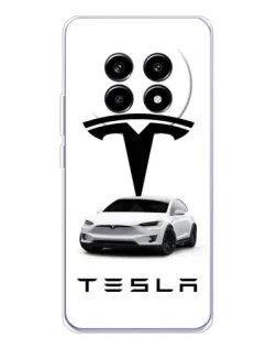 Чохол для Realme 13 Pro з картинкою «Tesla White Style»