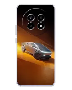Чохол для Realme 13 Pro з картинкою «Cybertruck у пустелі»