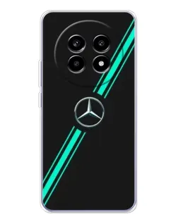 Чохол для Realme 13 Pro з картинкою «Спортивні лінії Mercedes»