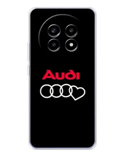 Чехол для Realme 13 Pro с картинкой «Логотип Audi Heart»