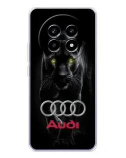 Чехол для Realme 13 Pro с картинкой «Пантера и Audi»