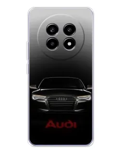Чехол для Realme 13 Pro с картинкой «Audi — градиентный контур»