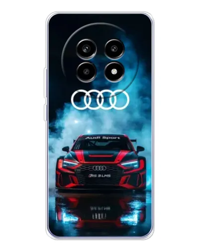 Чехол для Realme 13 Pro с картинкой «Audi Sport — неон»