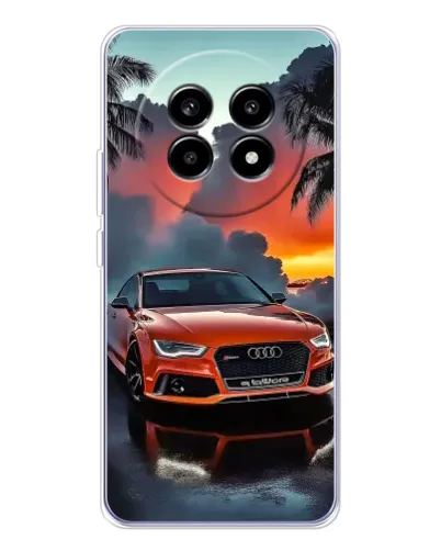 Чехол для Realme 13 Pro с картинкой «Audi — закат»