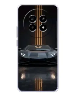 Чохол для Realme 13 Pro з картинкою «Lamborghini золоті лінії» Чохол для Realme 13 Pro з картинкою «Lamborghini золоті лінії»