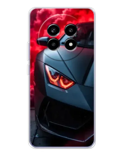 Чехол для Realme 13 Pro с картинкой «Lamborghini красное сияние»
