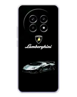Чехол для Realme 13 Pro с картинкой «Логотип Lamborghini классика»