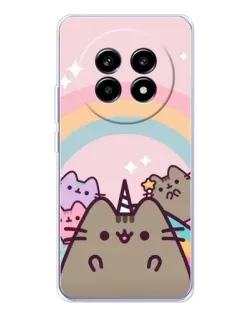 Чехол для Realme 13 Pro с картинкой «Единорог Pusheen»