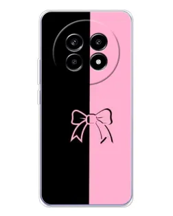 Чехол для Realme 13 Pro с картинкой «Половинки банта»