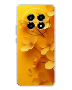 Чехол для Realme 13 Pro с картинкой «Золотые лепестки»