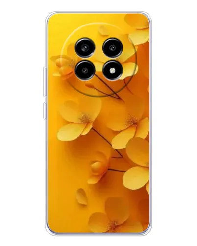 Чехол для Realme 13 Pro с картинкой «Золотые лепестки»