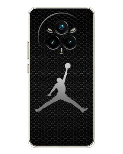 Чехол для Realme 14 Pro 5G с картинкой «Jordan Dark Carbon»