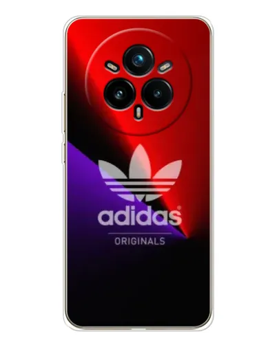 Чехол для Realme 14 Pro 5G с картинкой «Adidas Red Neon» Чехол для Realme 14 Pro 5G с картинкой «Adidas Red Neon»