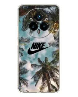 Чехол для Realme 14 Pro 5G с картинкой «Тропический принт Nike» Чехол для Realme 14 Pro 5G с картинкой «Тропический принт Nike»