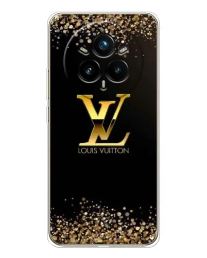 Чехол для Realme 14 Pro 5G с картинкой «LV — золотые искры» Чехол для Realme 14 Pro 5G с картинкой «LV — золотые искры»
