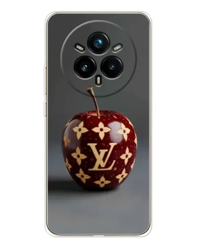 Чехол для Realme 14 Pro 5G с картинкой «Красное яблоко LV» Чехол для Realme 14 Pro 5G с картинкой «Красное яблоко LV»