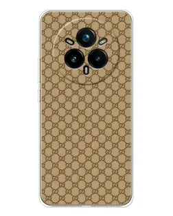 Чехол для Realme 14 Pro 5G с картинкой «Gucci — классический беж»