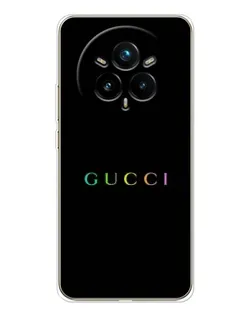 Чехол для Realme 14 Pro 5G с картинкой «Gucci — неоновый минимализм»