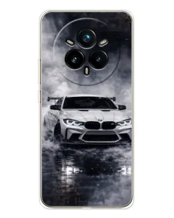 Чехол для Realme 14 Pro 5G с картинкой «BMW сквозь туман»