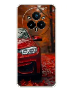 Чехол для Realme 14 Pro 5G с картинкой «Осенняя BMW M4»