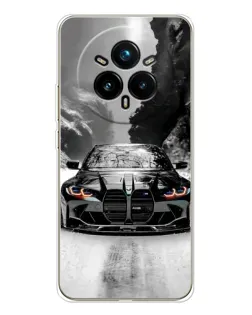 Чехол для Realme 14 Pro 5G с картинкой «BMW — акварельный дрифт»