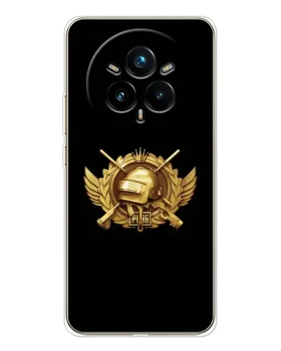 Чехол для Realme 14 Pro 5G с картинкой «PUBG — оранжевый градиент» Чехол для Realme 14 Pro 5G с картинкой «PUBG — оранжевый градиент»