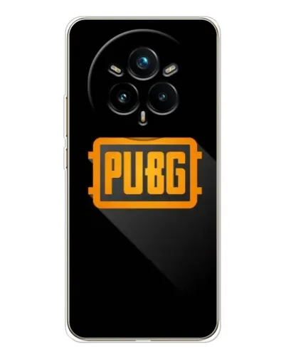 Чехол для Realme 14 Pro 5G с картинкой «PUBG — рамка лого» Чехол для Realme 14 Pro 5G с картинкой «PUBG — рамка лого»