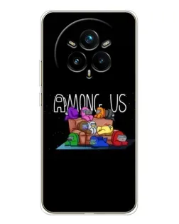 Чохол для Realme 14 Pro 5G з картинкою «Логотип Among Us»