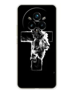 Чехол для Realme 14 Pro 5G с картинкой «Сияющий крест Jesus»