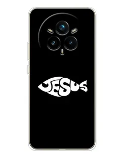 Чехол для Realme 14 Pro 5G с картинкой «Рыба Jesus»