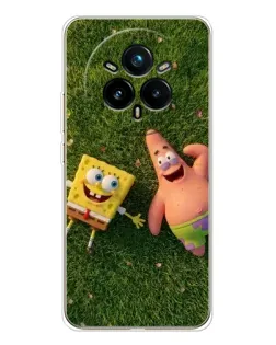 Чехол для Realme 14 Pro 5G с картинкой «Друзья на лужайке»