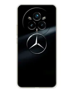 Чехол для Realme 14 Pro 5G с картинкой «Mercedes на металле»