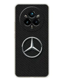 Чехол для Realme 14 Pro 5G с картинкой «Карбоновый Mercedes стиль»