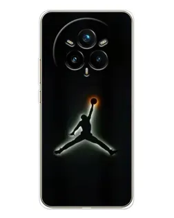 Чехол для Realme 14 Pro Plus с картинкой «Jordan Gradient Logo»
