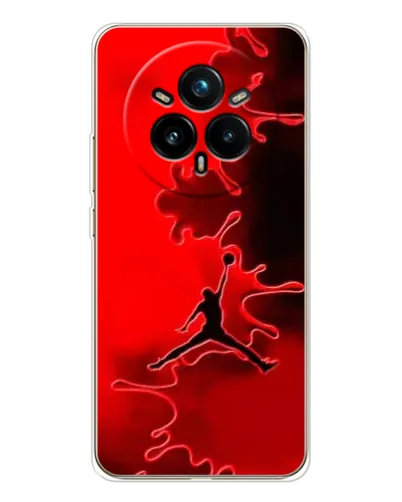 Чехол для Realme 14 Pro Plus с картинкой «Jordan Red Smoke»
