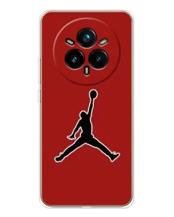 Чехол для Realme 14 Pro Plus с картинкой «Jordan Red Back»