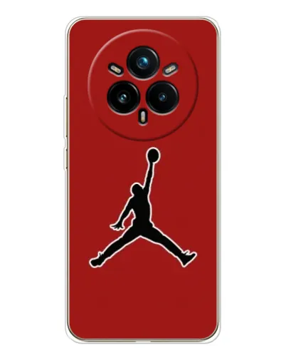 Чехол для Realme 14 Pro Plus с картинкой «Jordan Red Back»
