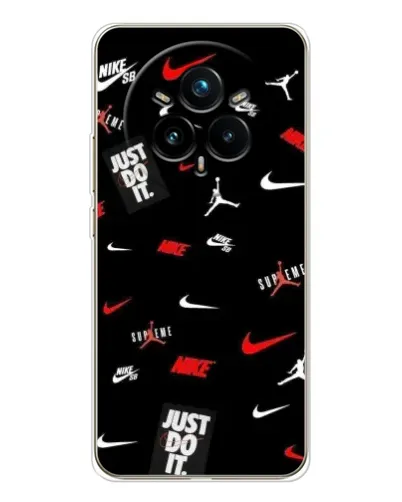 Чехол для Realme 14 Pro Plus с картинкой «Nike Mix Pattern»