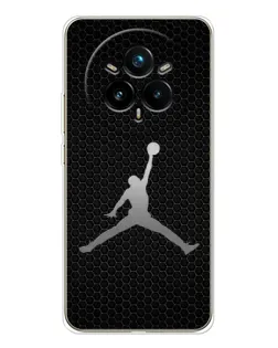 Чехол для Realme 14 Pro Plus с картинкой «Jordan Dark Carbon»