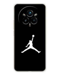 Чехол для Realme 14 Pro Plus с картинкой «Jordan Silhouette»