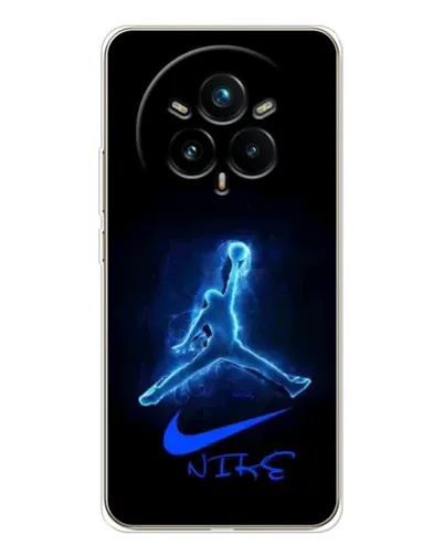 Чехол для Realme 14 Pro Plus с картинкой «Jordan Neon Blue»