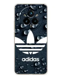 Чехол для Realme 14 Pro Plus с картинкой «Adidas Trefoil Blue»